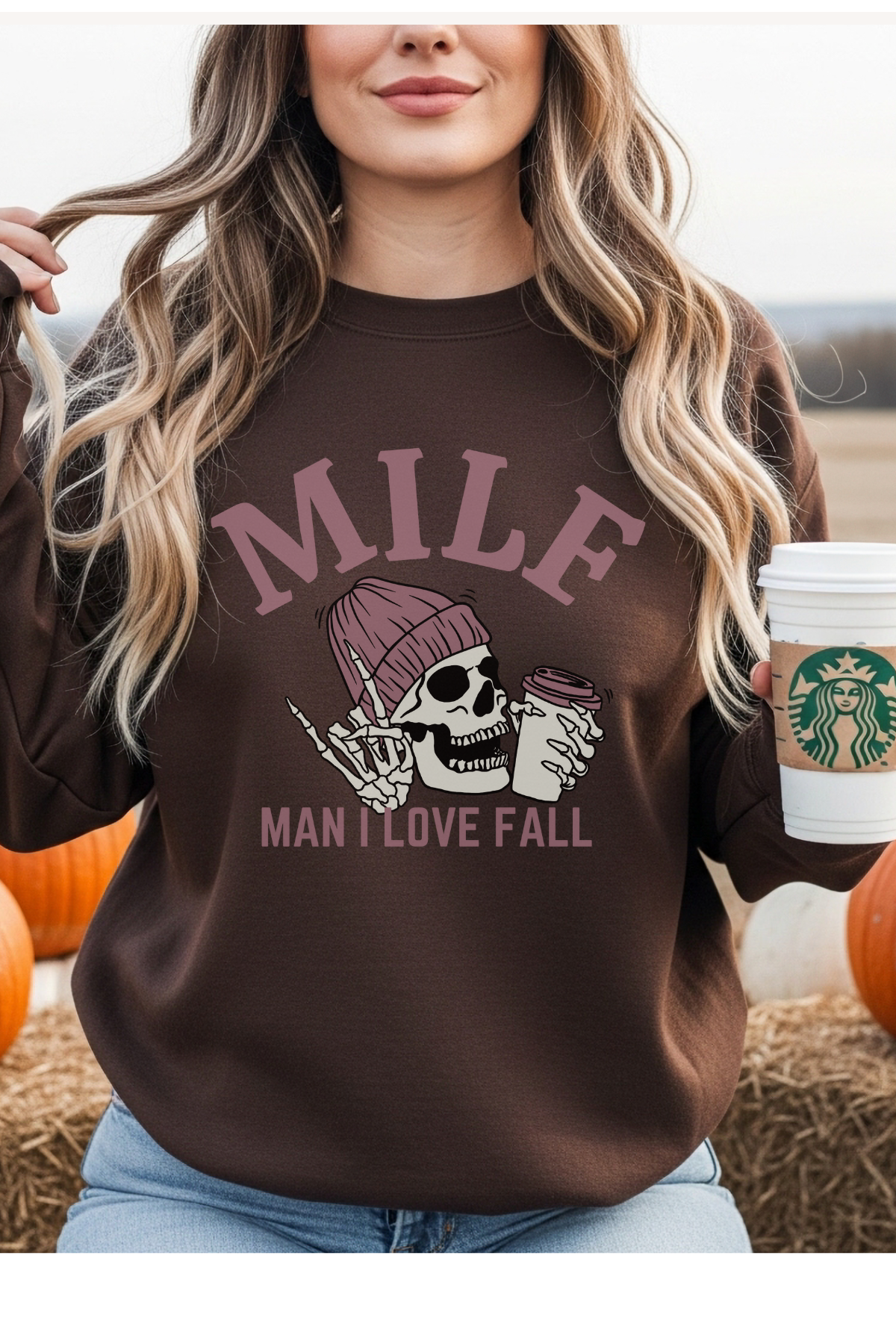 Wholesale Mulberry Nights - M.I.L.F. #6 - Dark Chocolate Gildan Sweatshirt