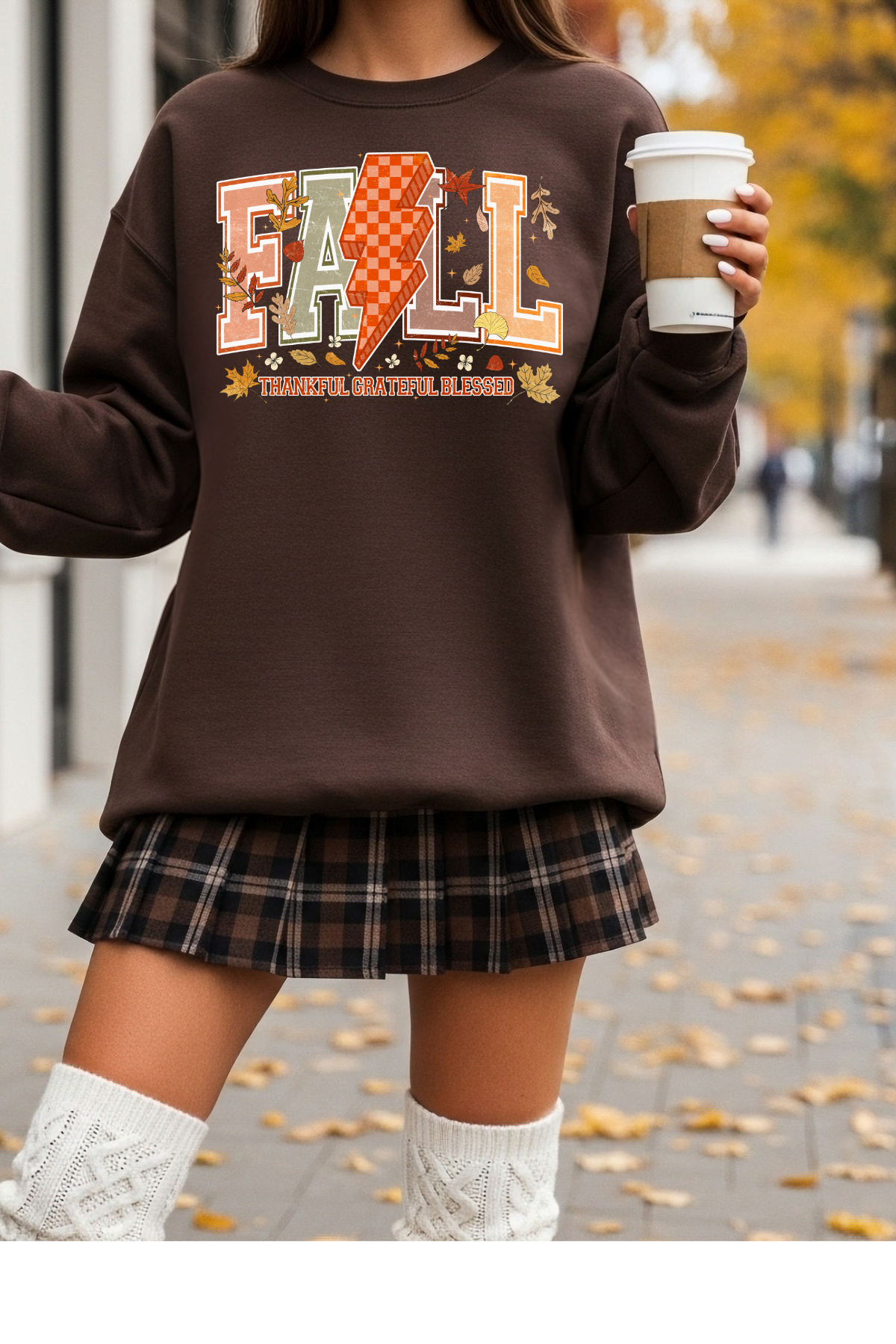 Wholesale Golden Hour - Electric Fall #2 - Dark Chocolate Gildan Sweatshirt