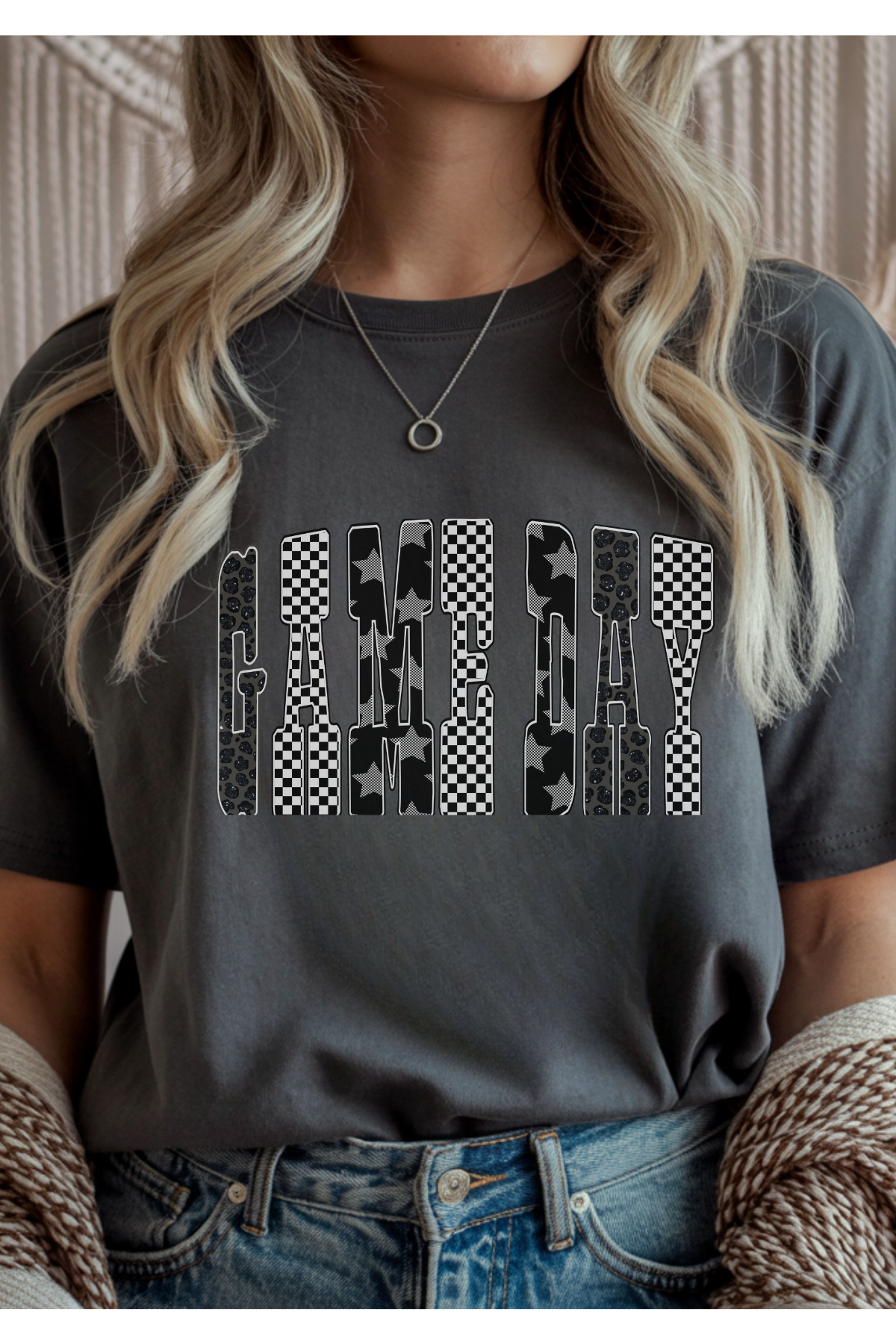 Wholesale Let the Games Begin - Gameday #5 - Charcoal Gildan Tee