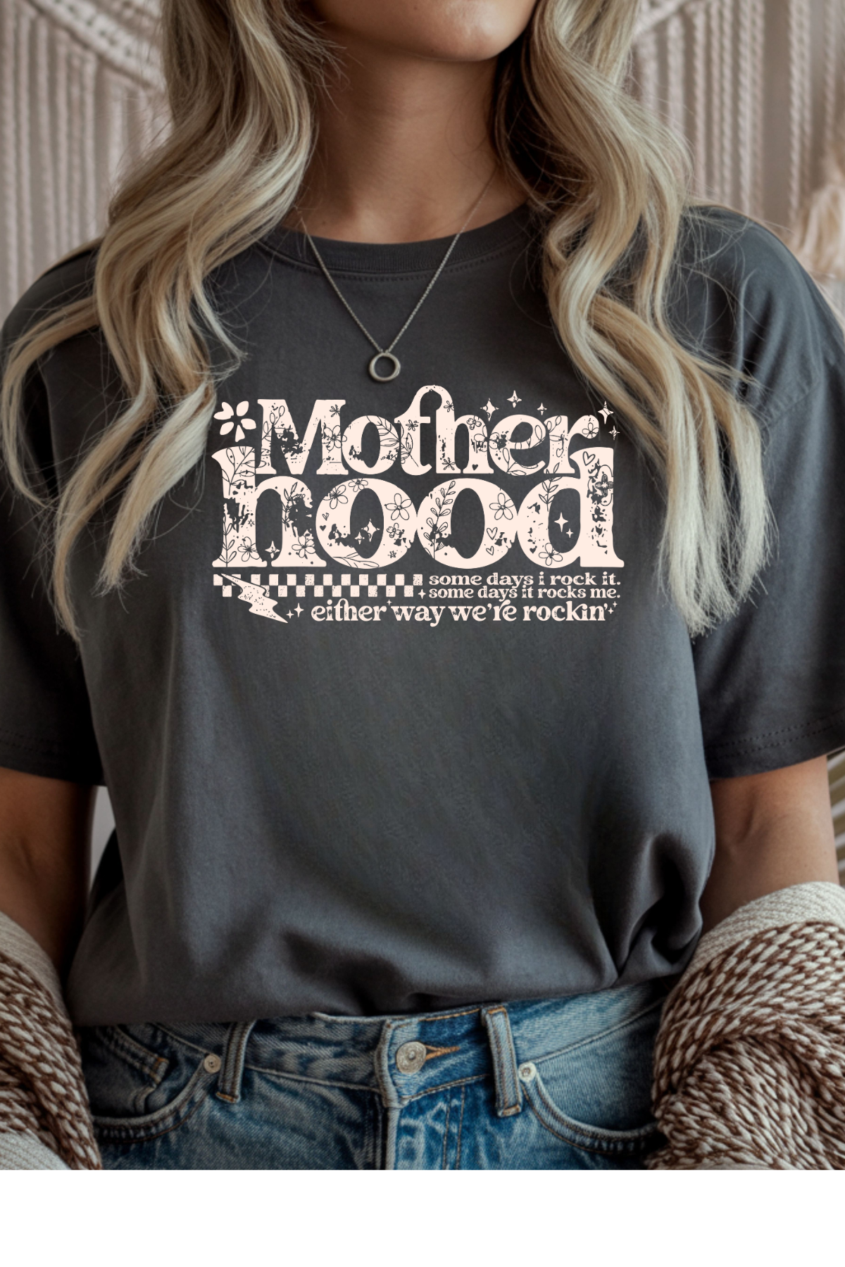 Wholesale Hey Jude - Mother hood - #6 - Charcoal Gildan Tee