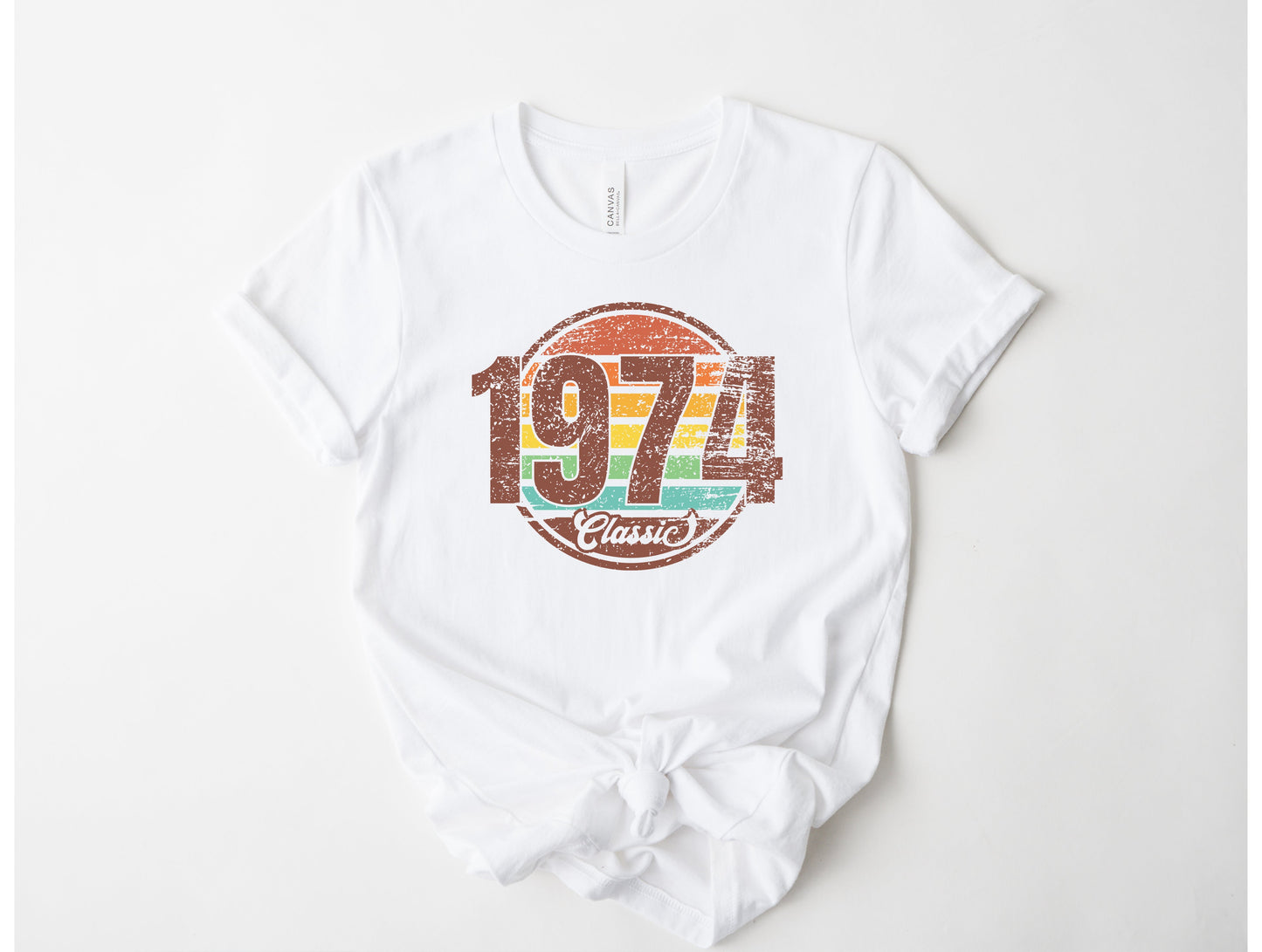 Wholesale Classic 1974 Graphic Tee - French Vanilla