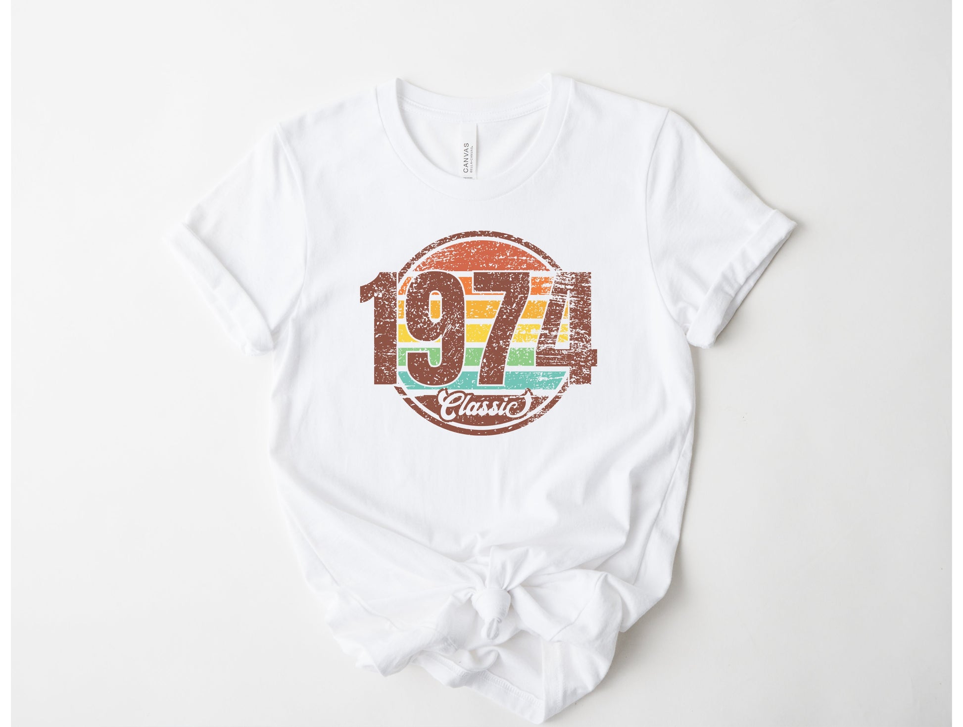 Wholesale Classic 1974 Graphic Tee - French Vanilla