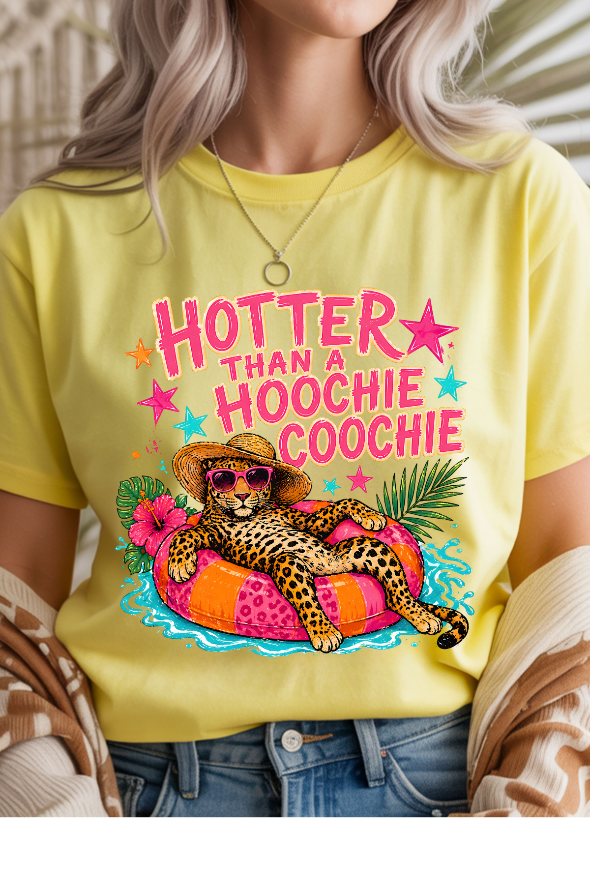 Wholesale Sunsational - Hoochie Coochie #9 - CornSilk Gildan Tee