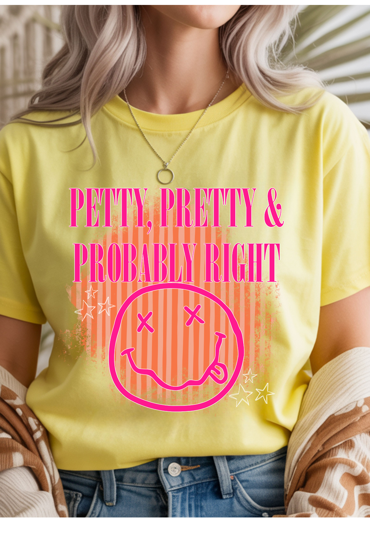 Wholesale Summer in Paris - Pretty, Pretty, Right #9 - Cornsilk Gildan Tee