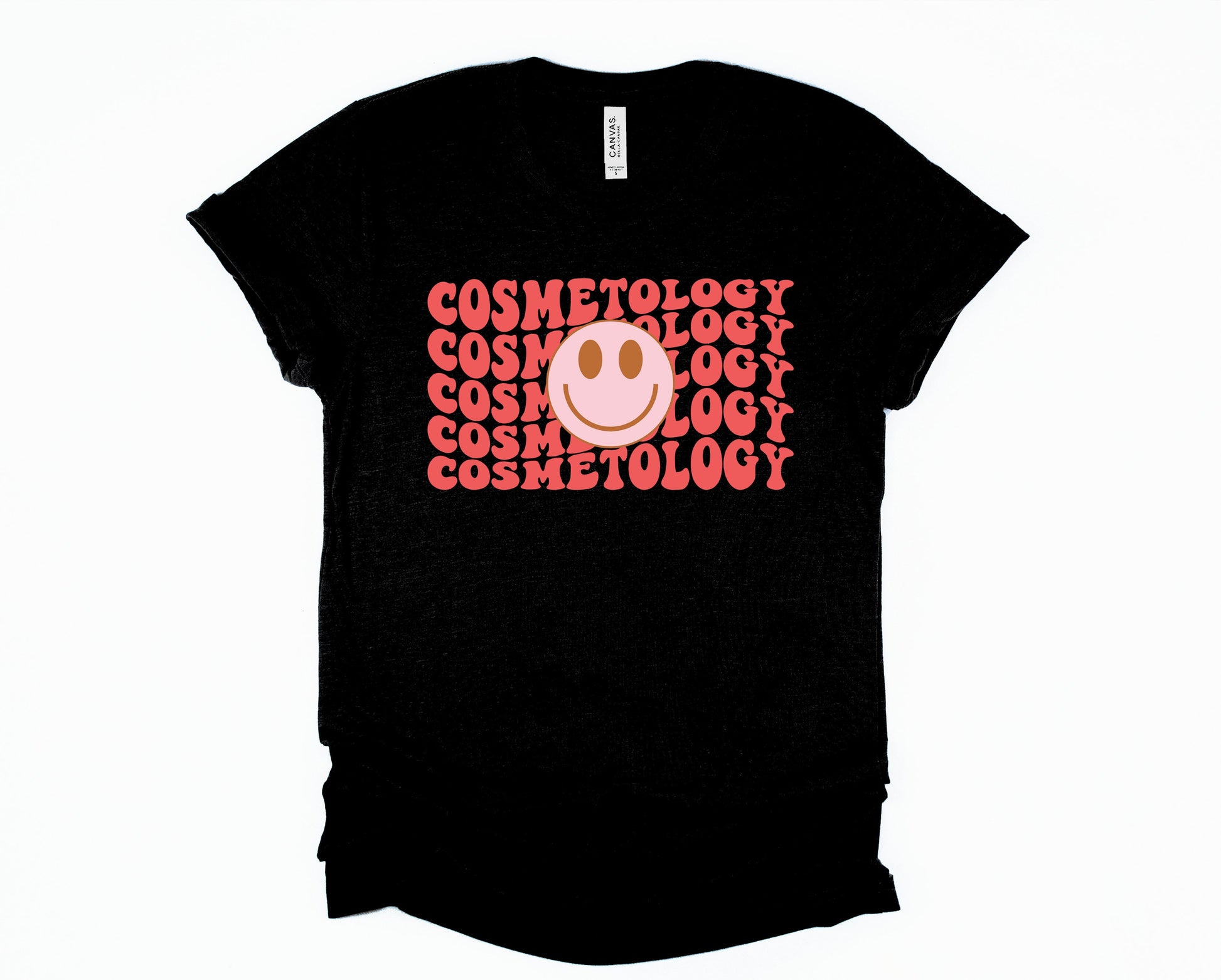 Wholesale Cosmetology Graphic Tee - Black