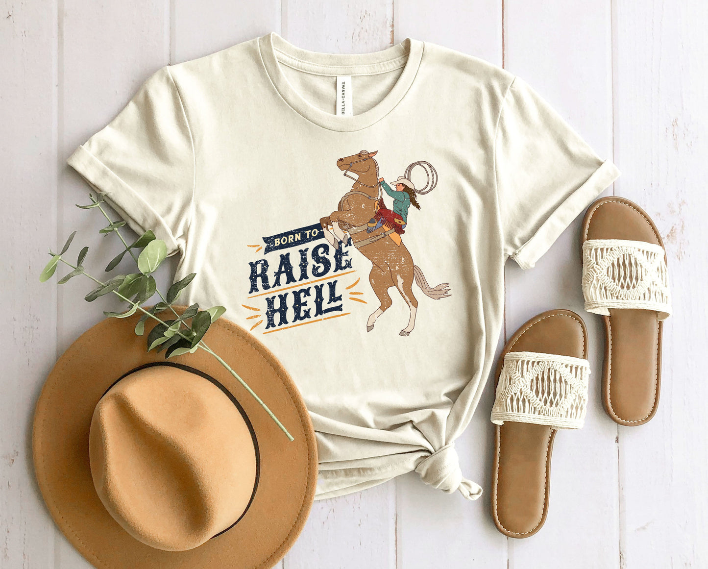 Cowgirl Born to Raise Hell