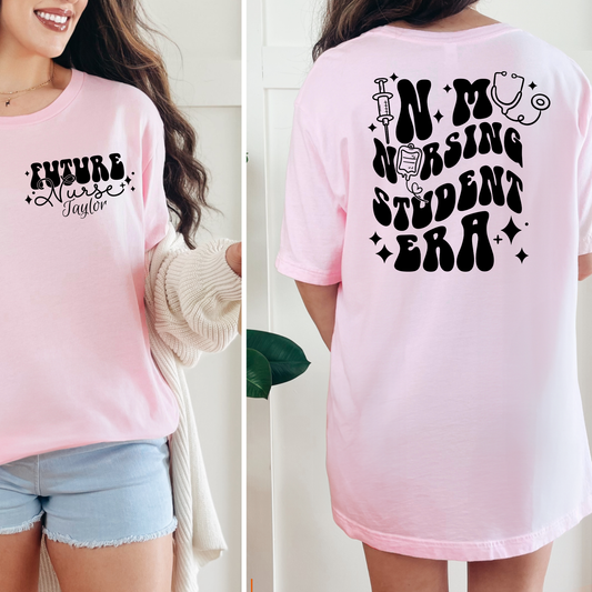 Custom Future Nurse Graphic Tee