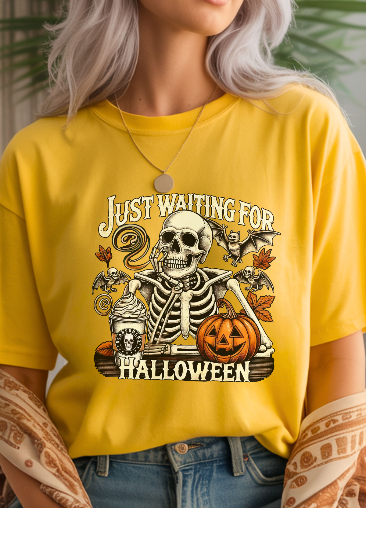 Wholesale Fall Whimsey - Waiting #2 - Daisy Gildan Tee