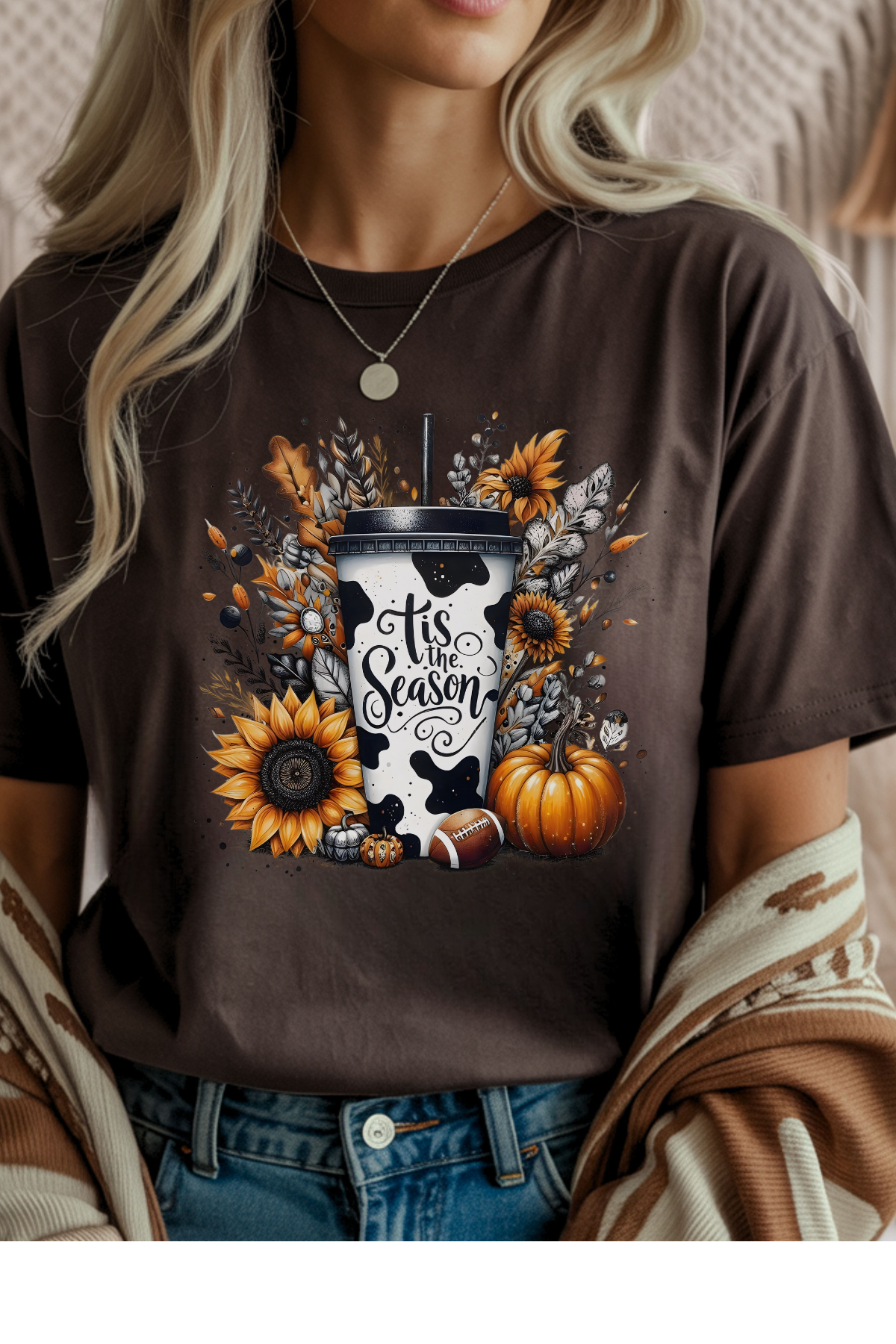 Wholesale Let the Games Begin - Fall Season #7 - Dark Chocolate Gildan Tee