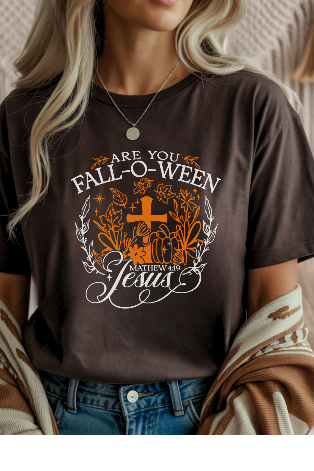Wholesale Fall Whimsey - Fall-O-Ween #7 - Dark Chocolate Gildan Tee