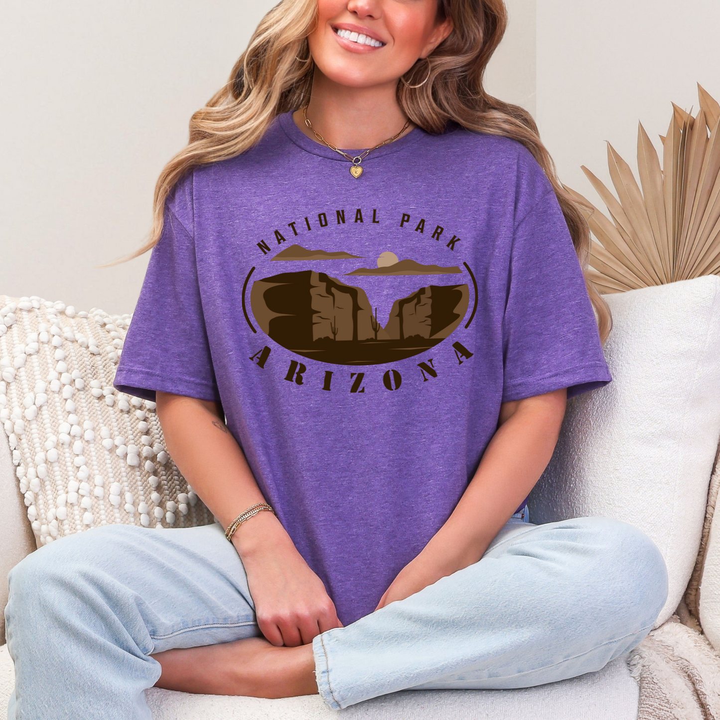 Wholesale Desert Muse #3 - Heather Purple Gildan Tee