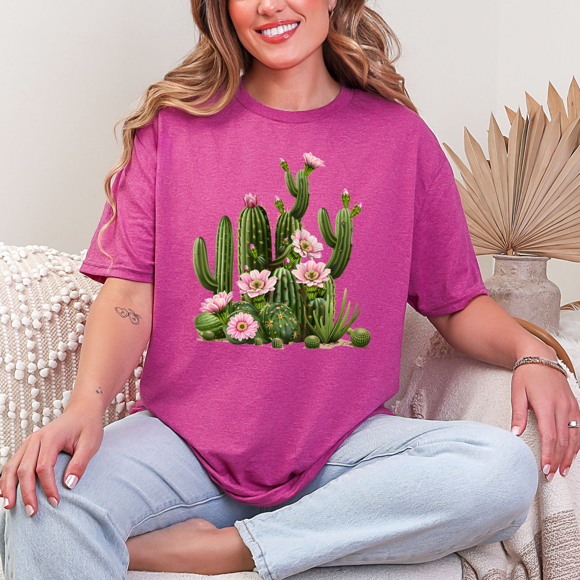 Wholesale Desert Muse #8 - Heather Berry Gildan Tee