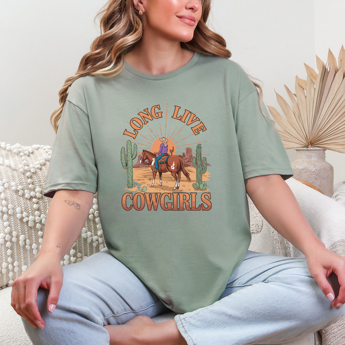 Wholesale Desert 3 Graphic Tee - Sage Tee