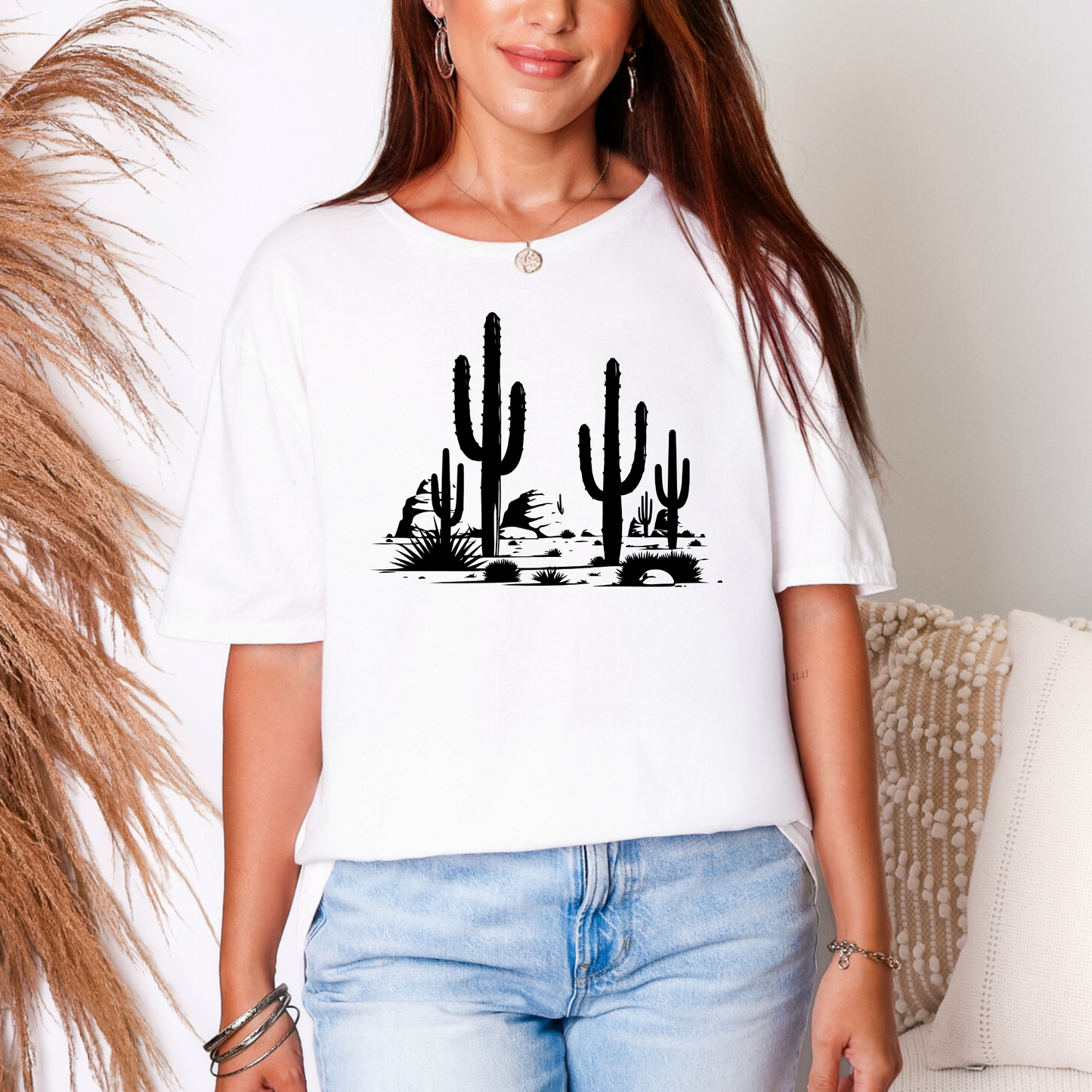 Wholesale Desert 8 Graphic Tee - White Tee
