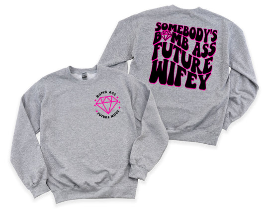 Wholesale Future Wifey Graphic Tee - White Tee