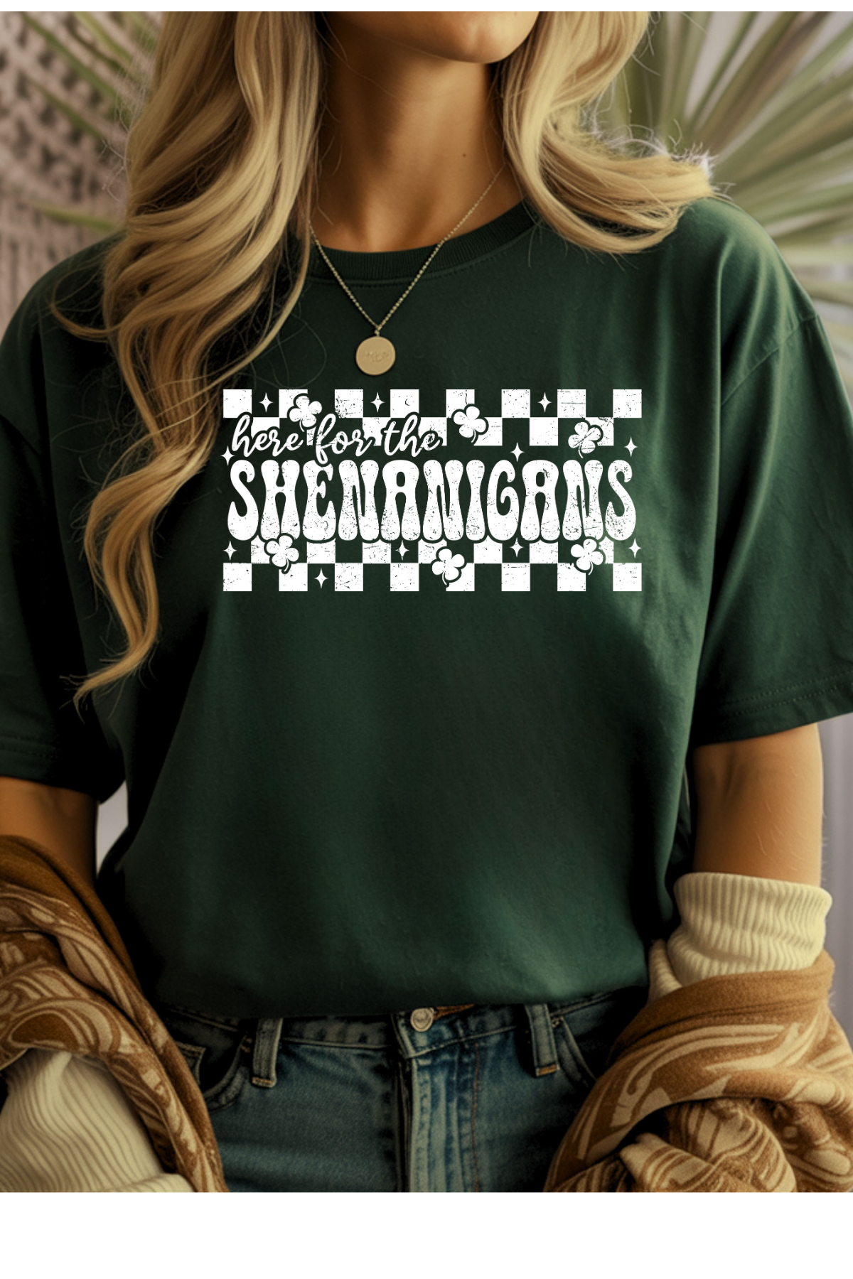 Wholesale Sahara Spring - Shenanigans #7 - Forest Green Gildan Tee