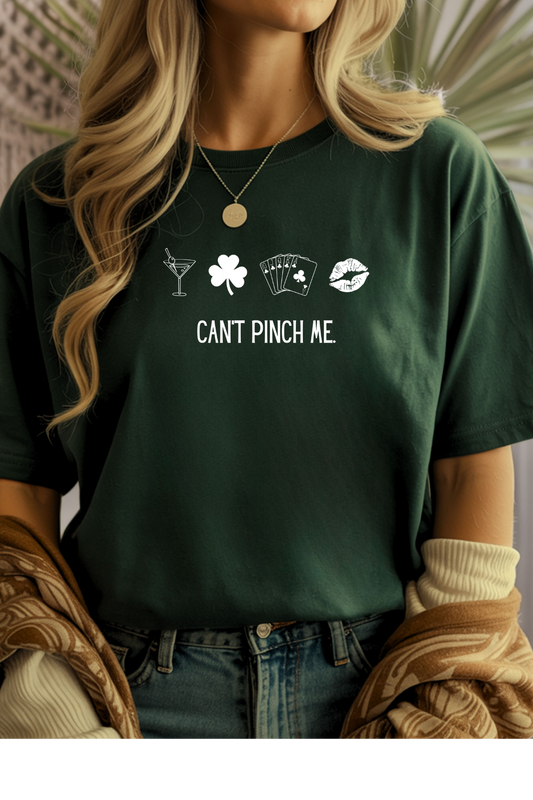 Wholesale Sahara Spring - Can't Pinch Me #8 - Forest Green Gildan Tee