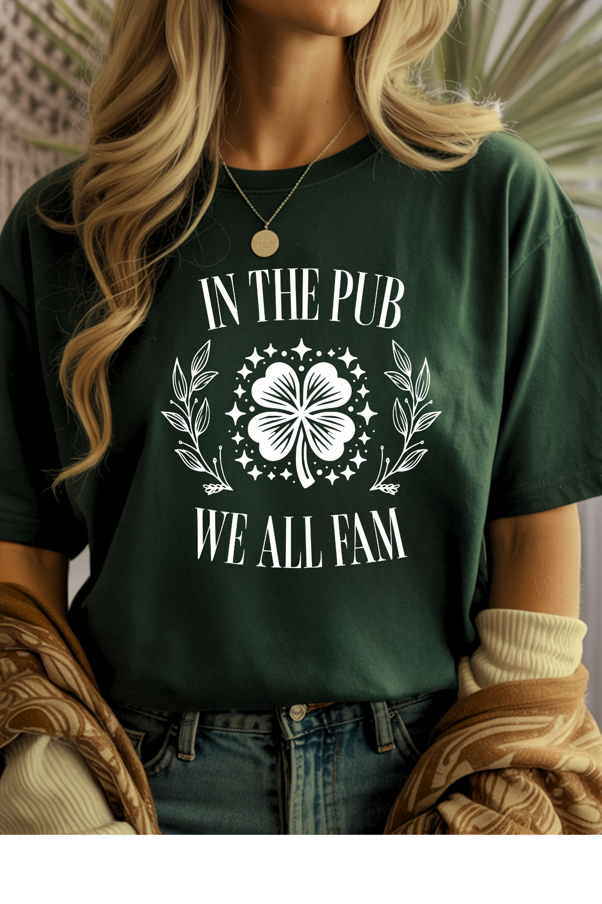 Wholesale Sahara Spring - In The Pub #9 - Forest Green Gildan Tee