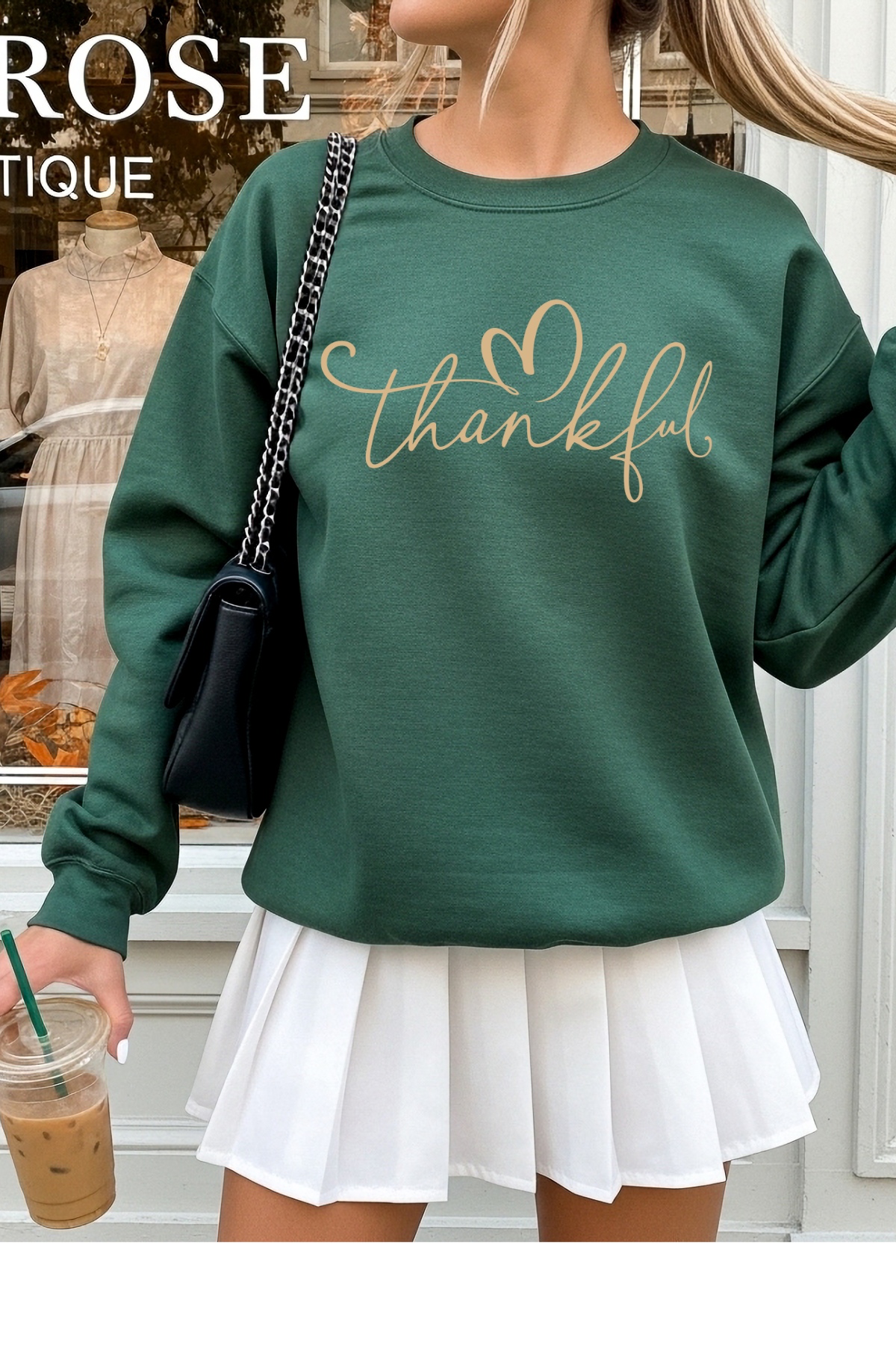 Wholesale Shadows & Spots - Thankful #7 - Forest Gildan Sweatshirt