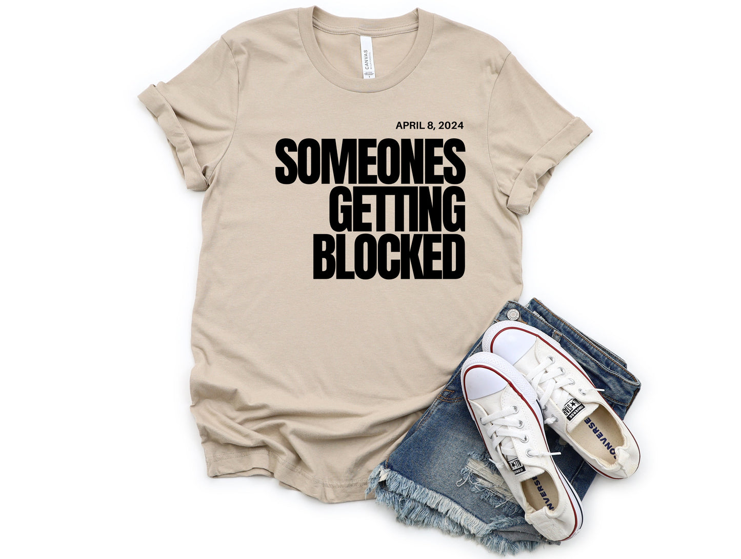 Wholesale Getting Blocked Graphic Tee - Teal