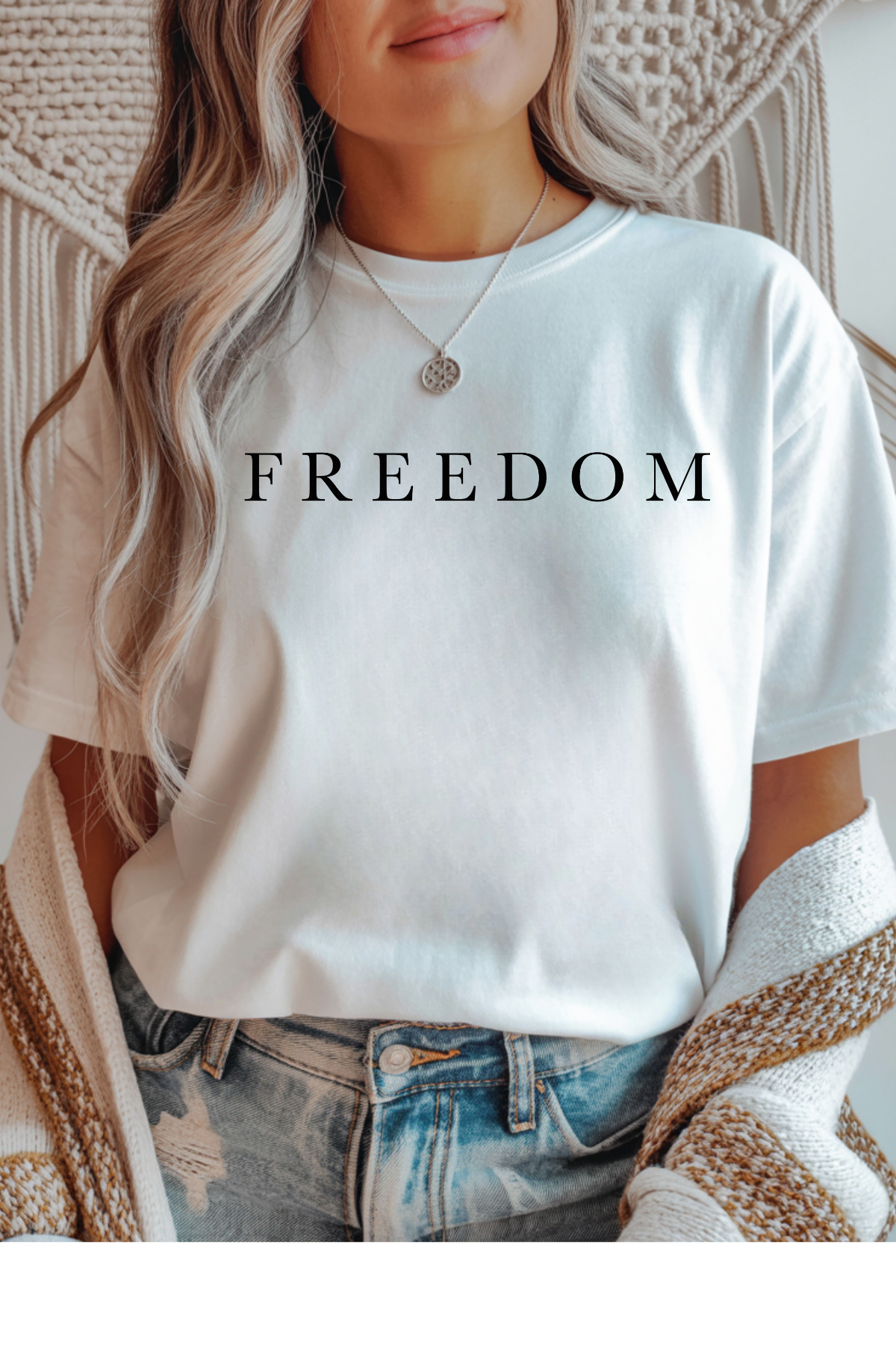 Wholesale Golden Hour - Freedom #4 - White Gildan Tee