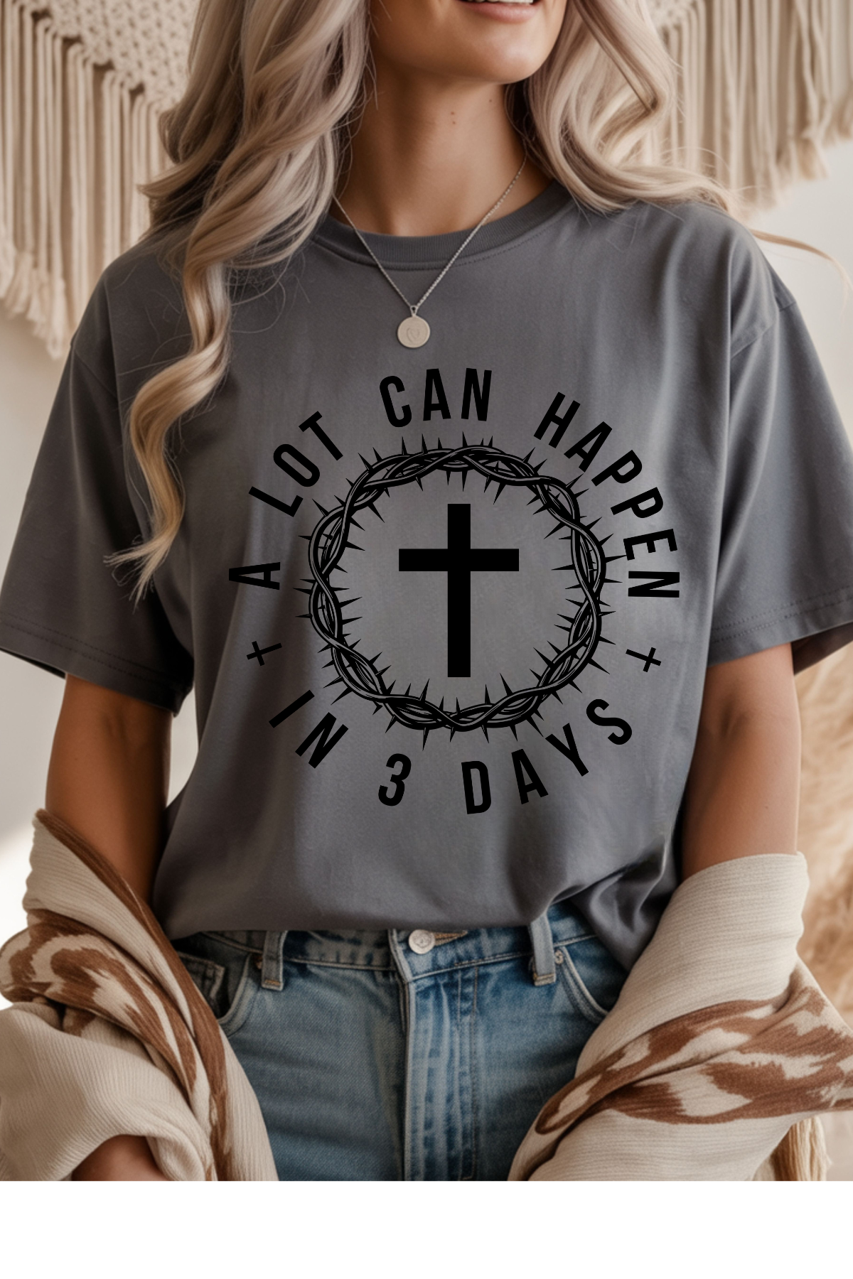 Wholesale Fifty Shades of Brown - A Lot Can Happen #1 - Graphite Heather Gildan Tee
