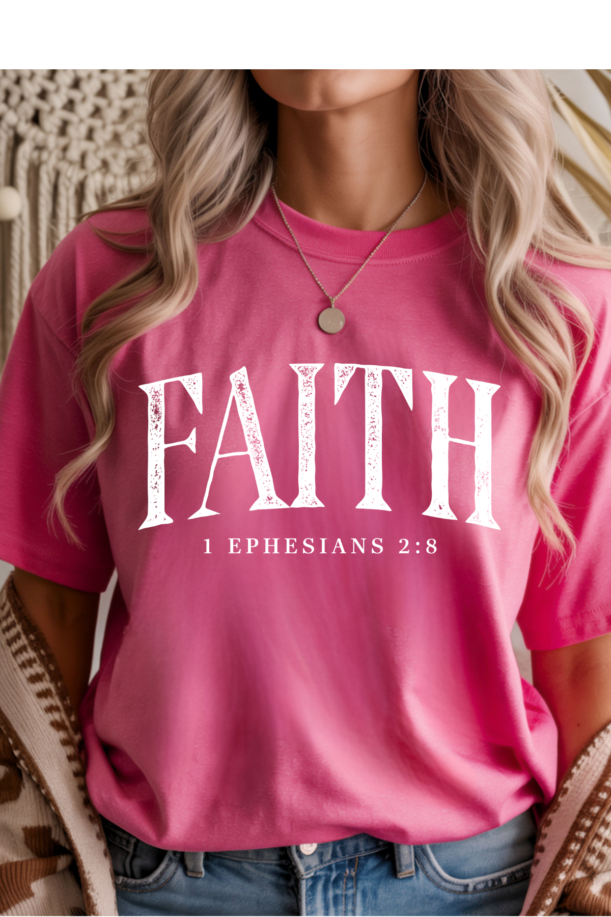 Wholesale Blush Theory - Faith #6 - Heather Heliconia Gildan Tee