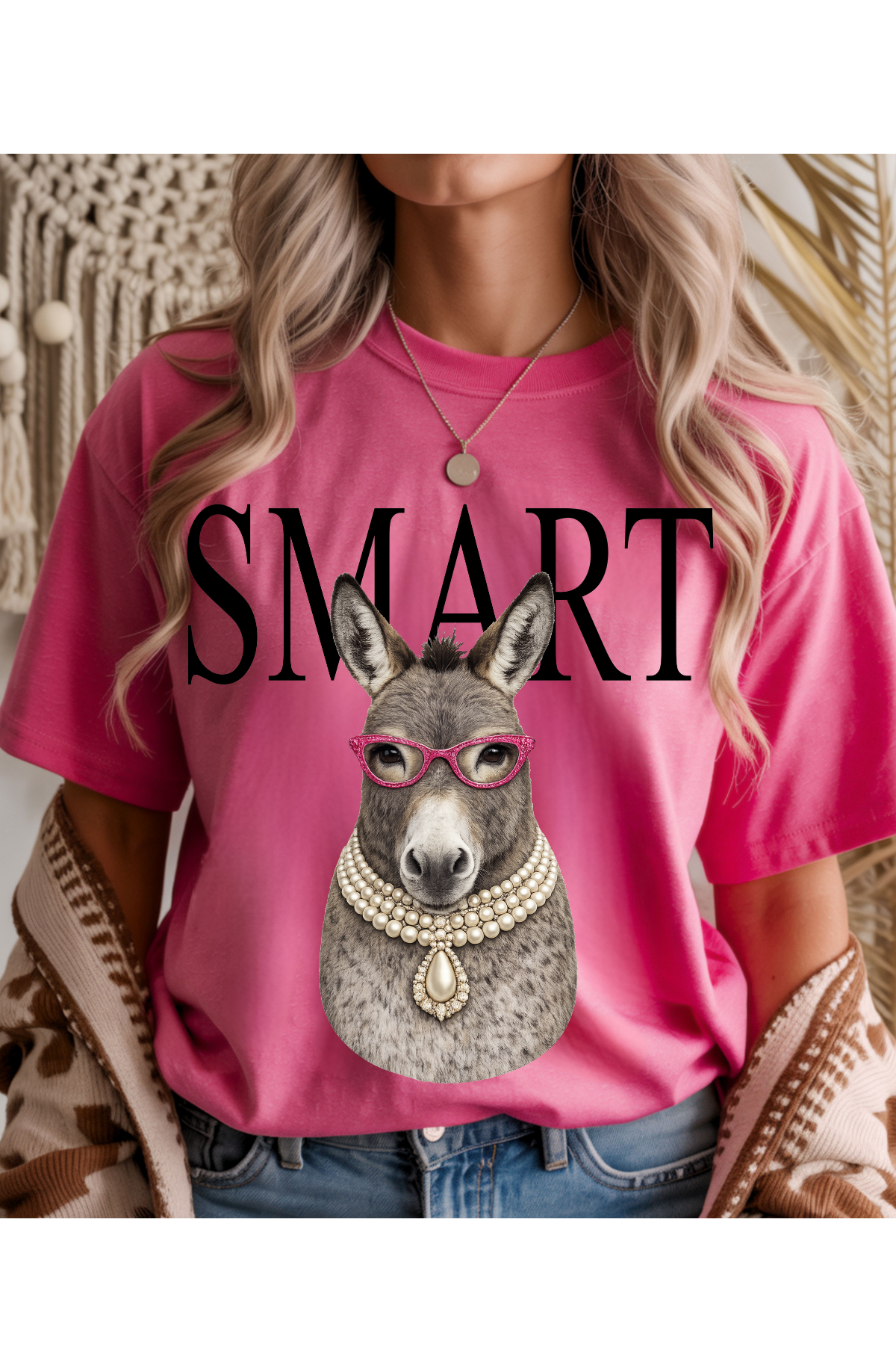 Wholesale Black & Teal - Smart Ass #5 - Heather Heliconia Gildan Tee