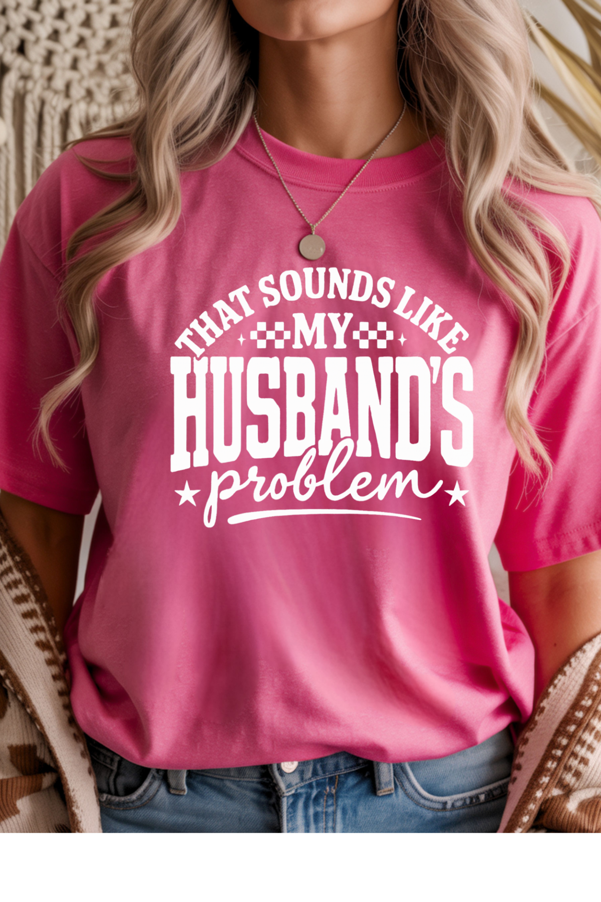 Wholesale Flower Power - Husbands Problem #2 - Heather Heliconia Gildan Tee