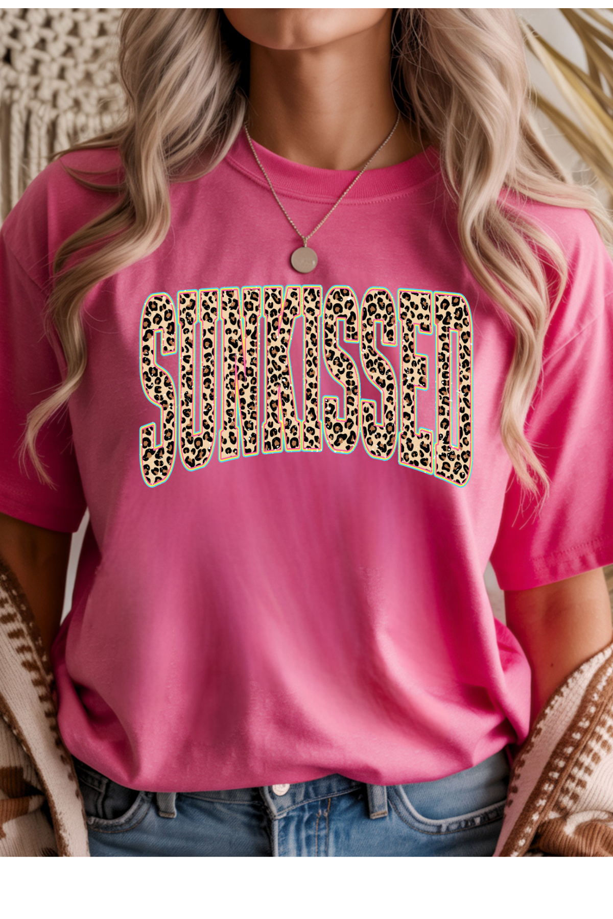Wholesale Summer in Paris - Sunkissed #7 - Heather Heliconia Gildan Tee