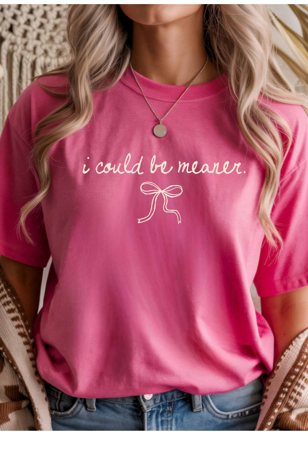 Wholesale Color Me Spring - Could Be Meaner #8 - Heather Heliconia Gildan Tee