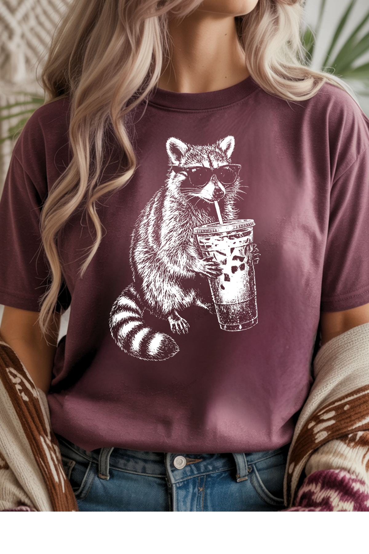 Wholesale Earth - Brew Bandit #2 - Heather Maroon Gildan Tee