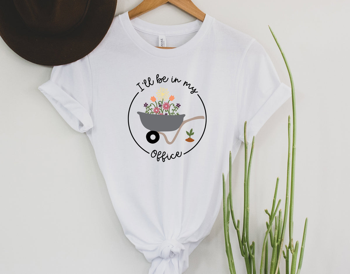 Wholesale I'll Be in My Office Graphic Tee - White