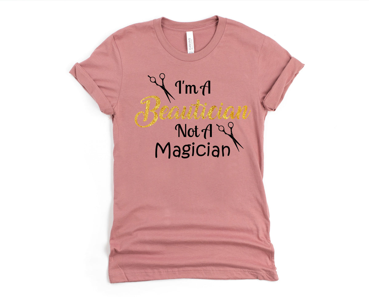 Wholesale I'm a Beautician Graphic Tee - Mauve