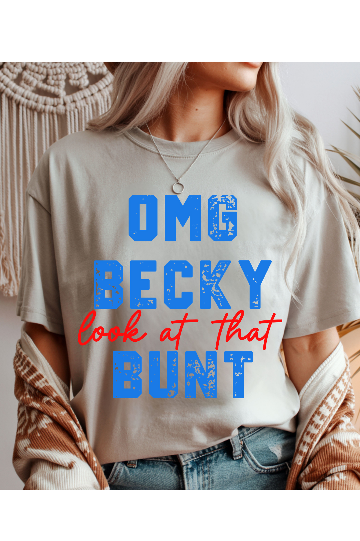 Wholesale Black & Teal - OMG Bunt #2 - Ice Grey Gildan Tee