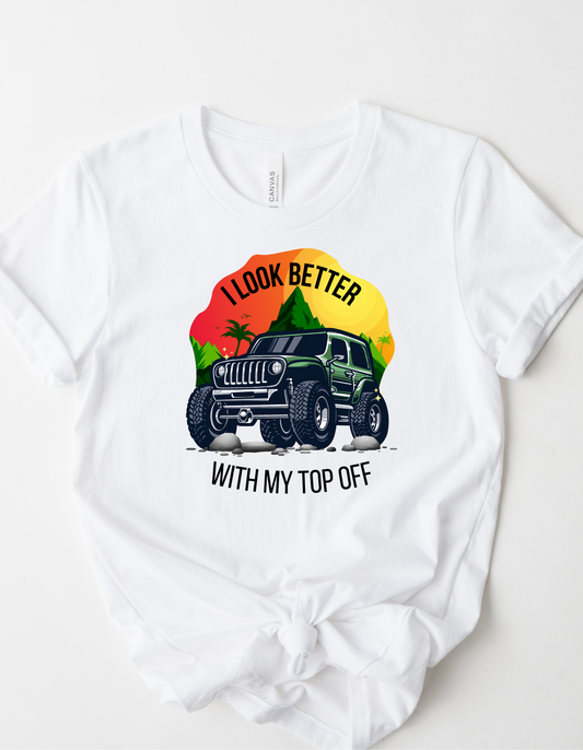Wholesale I Look Better Graphic Tee - Black