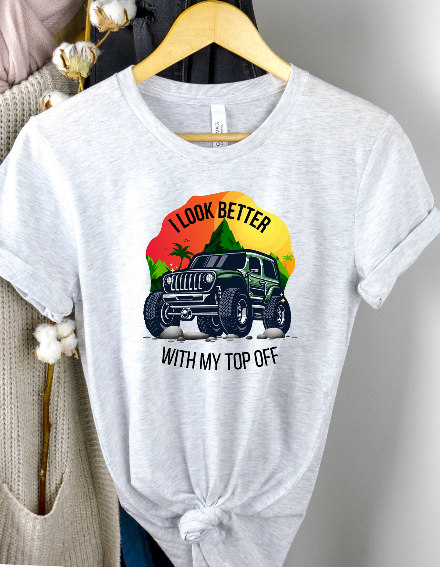 Wholesale I Look Better Graphic Tee - White
