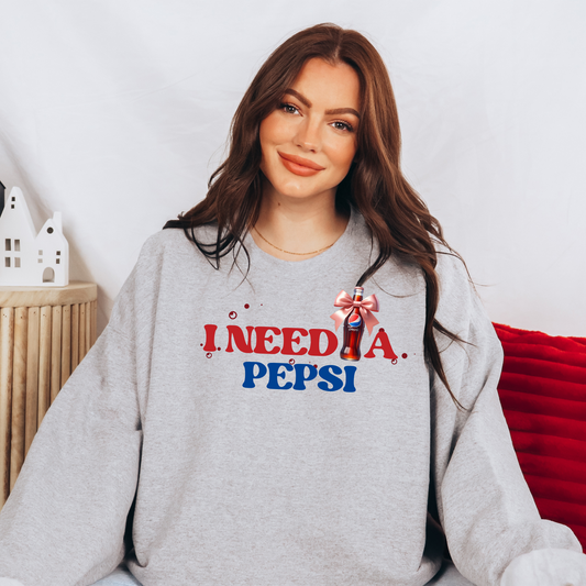 Wholesale I need a Pepsi - Grey Sweatshirt