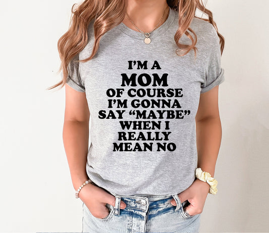 I really mean no