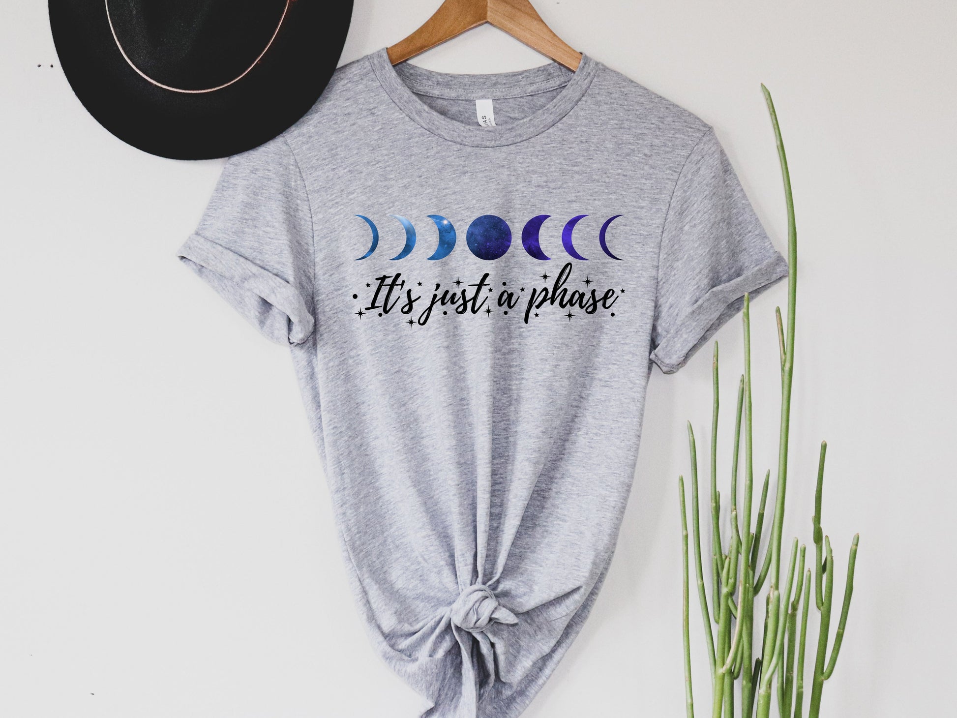 Wholesale It's Just a Phase Graphic Tee - White