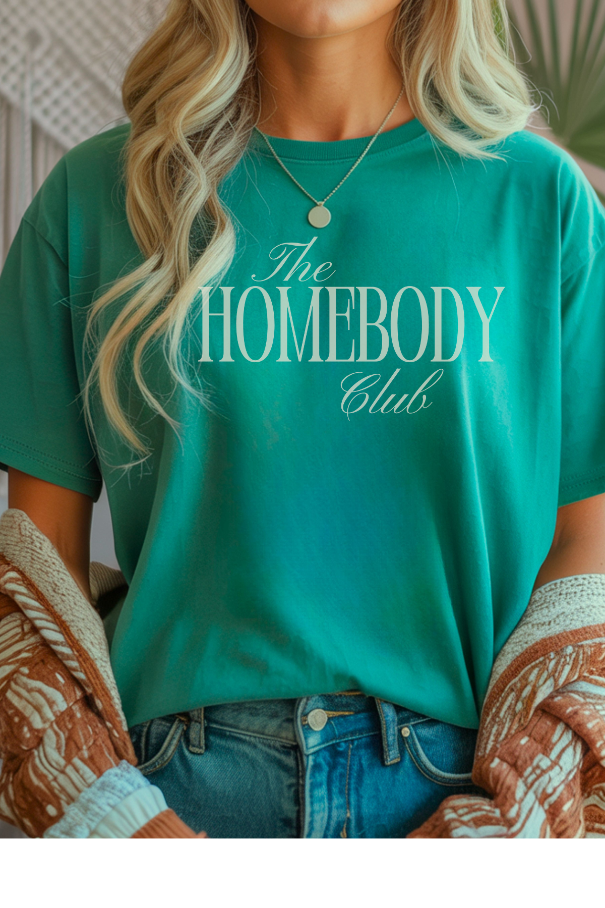 Wholesale Flower Power - Homebody #5 - Jade Dome Gildan Tee