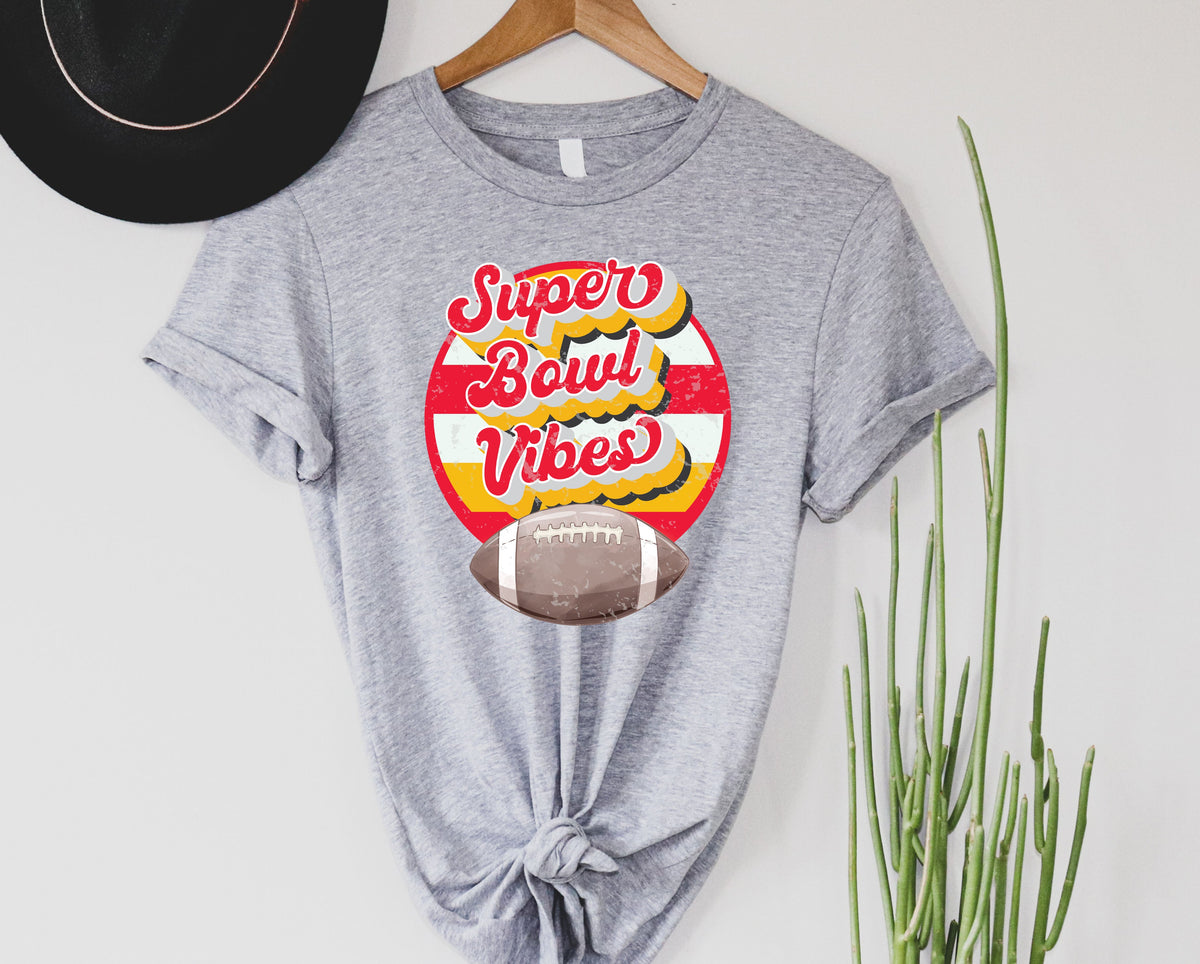 Wholesale KC Superbowl Vibes Graphic Tee - Black