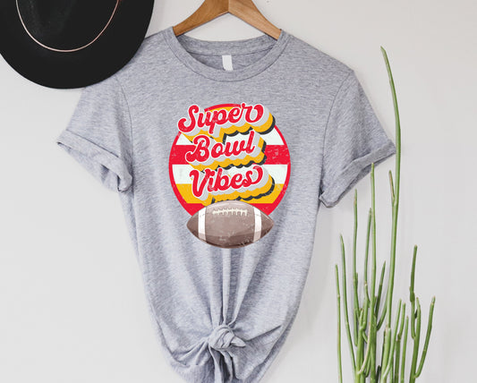 Wholesale KC Superbowl Vibes Graphic Tee - Black
