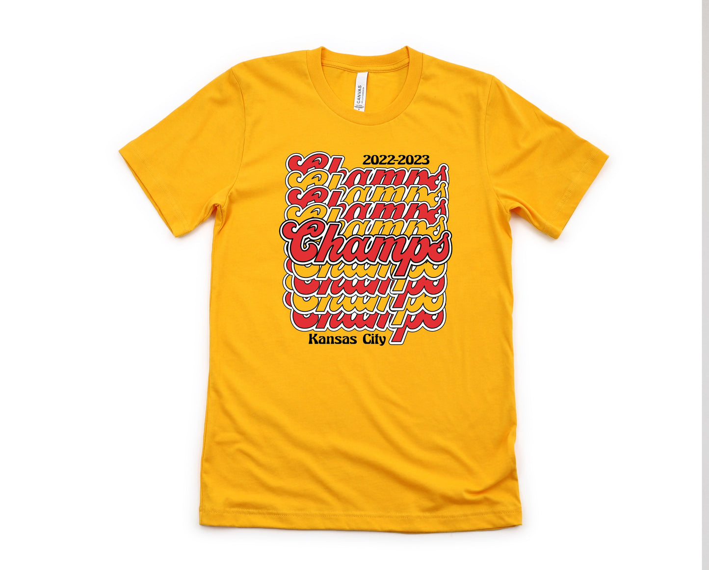 Wholesale KC Champs Graphic Tee - White Sweatshirt