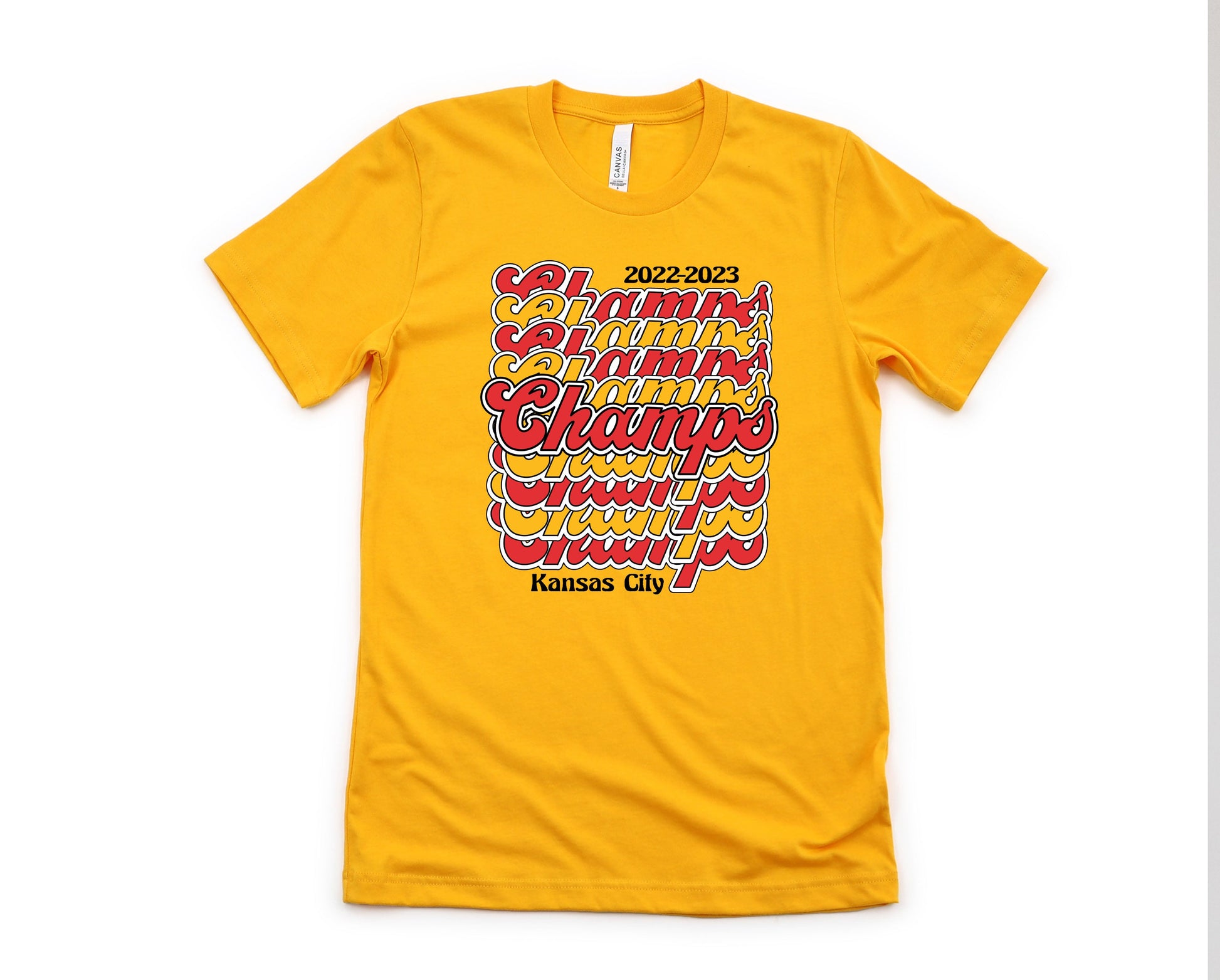 Wholesale KC Champs Graphic Tee - White Sweatshirt