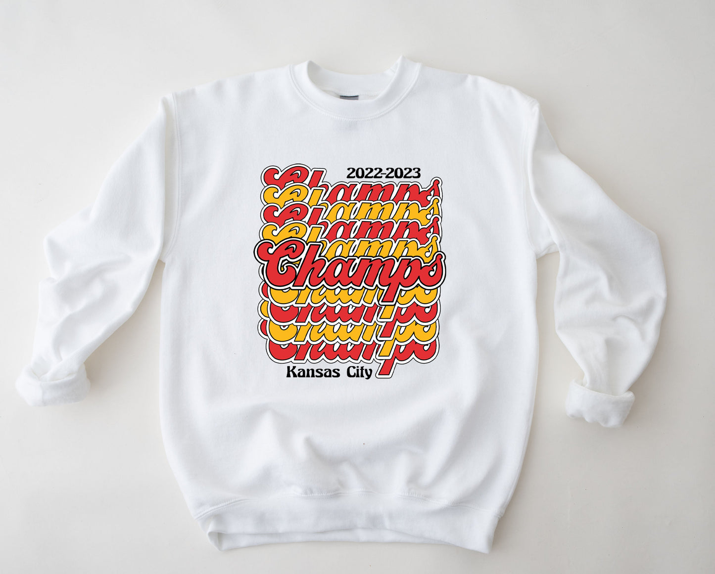 Wholesale KC Champs Graphic Tee - Red Tee