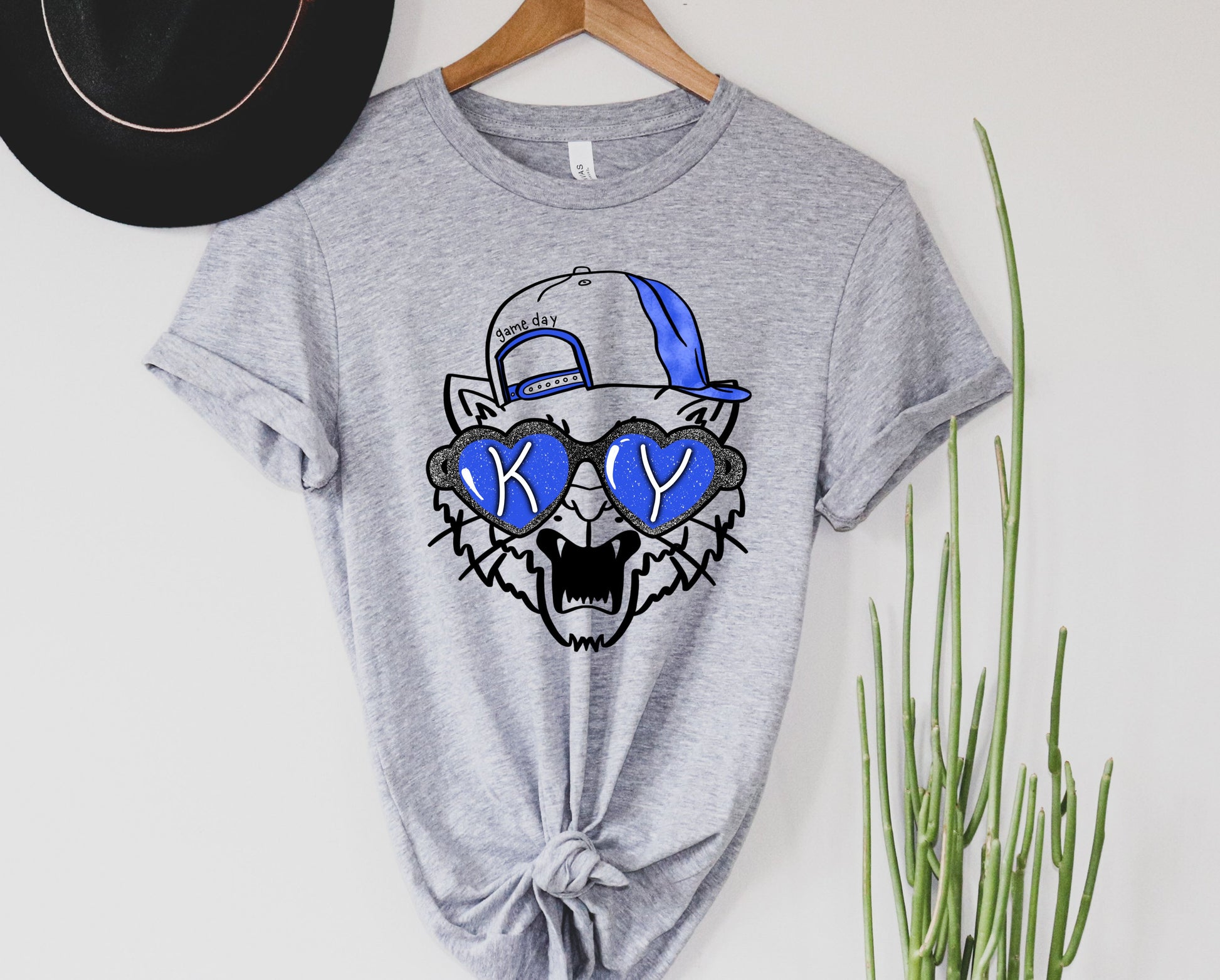 Wholesale KY Game Day Graphic Tee - Grey