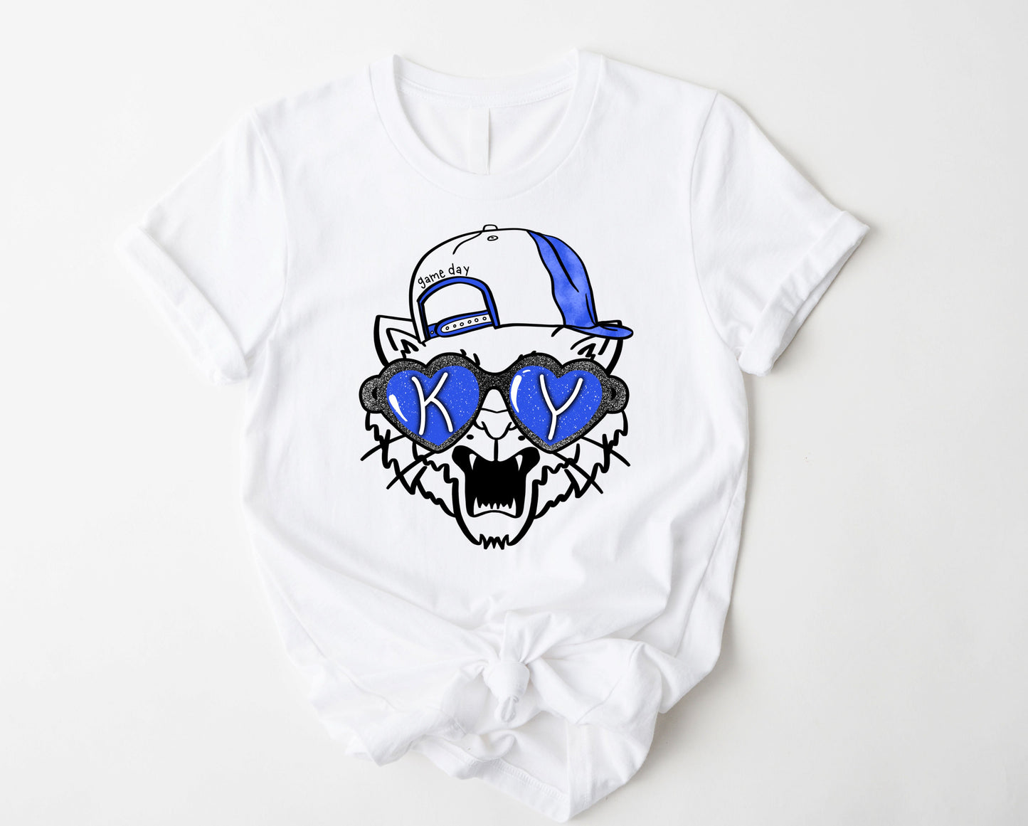 Wholesale KY Game Day Graphic Tee - White