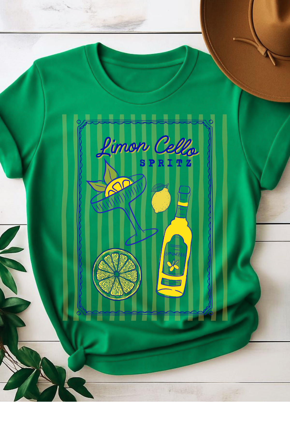 Wholesale Sunsational - Limon Cello #5 - Kelly Green Gildan Tee