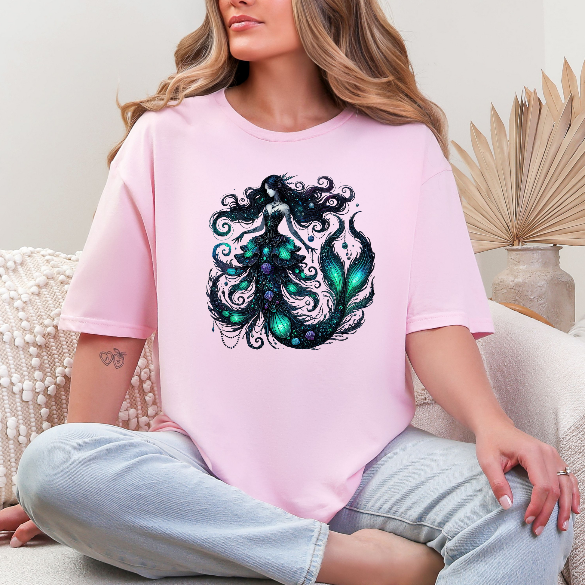 Wholesale Lagoon Whisper 7 Graphic Tee - Light Pink Tee